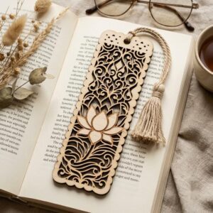 Floral Damask Bookmark Laser Files, 50 Vintage Victorian Scroll Patterns