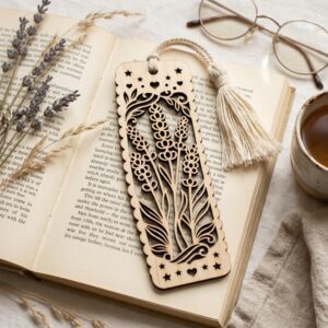 Floral Damask Bookmark Laser Files, 50 Vintage Victorian Scroll Patterns