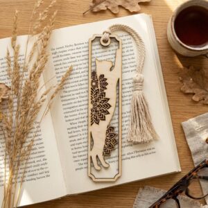 Geometric Animal Bookmark Templates, Bundle of 47 Modern Low Poly Wood Designs