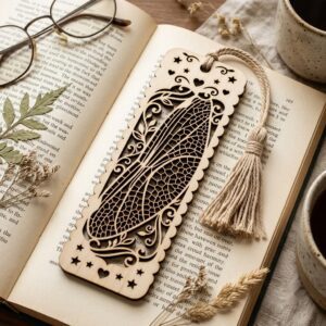 Geometric Nature Bookmark Template Bundle, Sacred Geometry Botanicals, 32 Designs