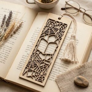 Gothic Bookmark Bundle, Victorian Cathedral Window, Dark Academia Ironwork Gate