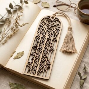 Gothic Bookmark Bundle, Victorian Cathedral Window, Dark Academia Ironwork Gate