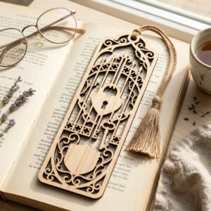 Gothic Bookmark Bundle, Victorian Cathedral Window, Dark Academia Ironwork Gate