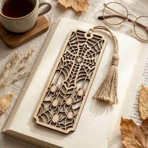Gothic Bookmark Bundle, Victorian Cathedral Window, Dark Academia Ironwork Gate