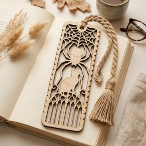Gothic Bookmark Bundle, Victorian Cathedral Window, Dark Academia Ironwork Gate