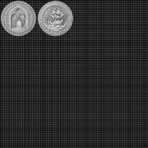 Gothic Skull and Raven Memento Mori Coin, Laser Engraving Depth Map PNG Bundle