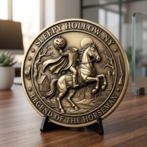 Gothic Skull and Raven Memento Mori Coin, Laser Engraving Depth Map PNG Bundle