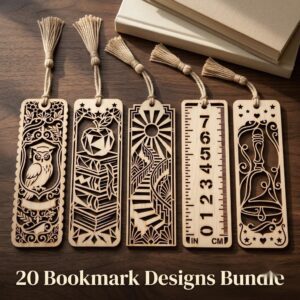 Graduation Bookmark SVG Bundle, Teacher Gift, Inspirational School Year Designs