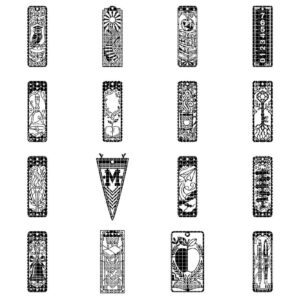 Graduation Bookmark SVG Bundle, Teacher Gift, Inspirational School Year Designs
