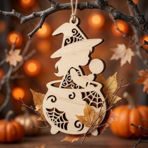 Halloween Kawaii Ornament Bundle, 35 Cute Nature Designs, Flora And Fungi Decor