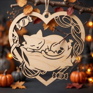 Halloween Kawaii Ornament Bundle, 35 Cute Nature Designs, Flora And Fungi Decor