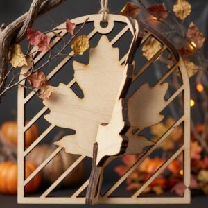 Halloween Laser File, Rustic Shiplap Ornaments Bundle, Pumpkin Ghost Decor