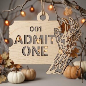 Halloween Ornament 3D Layered Shadow Box, Horror Decor Bundle