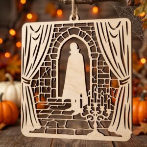 Halloween Ornament 3D Layered Shadow Box, Horror Decor Bundle