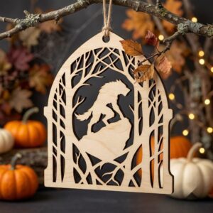 Halloween Ornament 3D Layered Shadow Box, Horror Decor Bundle