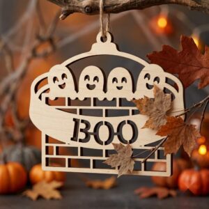 Halloween Sassy Witch Ornament Bundle, 24 Funny Laser Files
