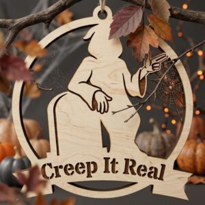 Halloween Sassy Witch Ornament Bundle, 24 Funny Laser Files