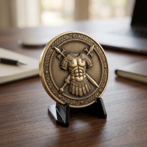 Military Challenge Coin Engraving Files, 3D Relief PNG Bundle