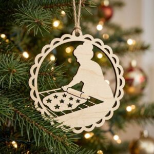 Mrs Claus Kitchen Christmas Ornaments, 30 Gingerbread Baking Holiday Decor
