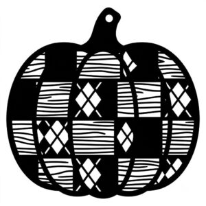 Rustic Farmhouse Halloween Ornament Bundle, Fall Pumpkin & Barn Decor