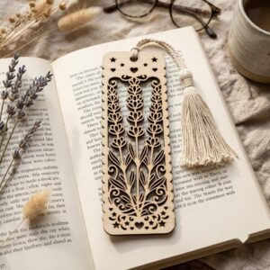 Vintage Damask Bookmark Templates, Floral Wood Craft Bundle, Victorian Scrollwork