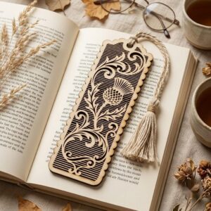 Vintage Damask Bookmark Templates, Floral Wood Craft Bundle, Victorian Scrollwork