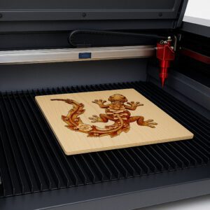 Lizard 3D Illusion Laser Engraving Art File, Unique