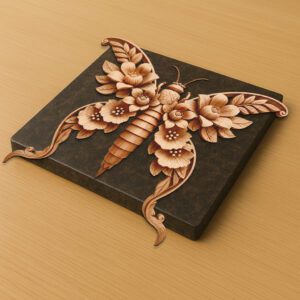 3D Illusion Engraving File, Walking Stick Insect Nature