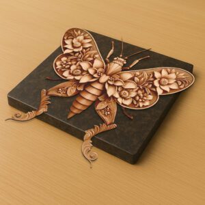 3D Illusion Grasshopper Laser Engraving File, Unique Art
