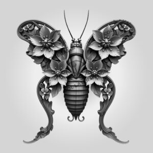 3D Illusion Laser Engraving File, Earwig Insect Art,
