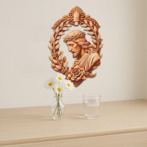3D Illusion Laser Engraving File, Jesus Crown of