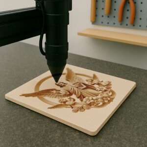 Jesus Playing Harp 3D Illusion Laser Engraving File,