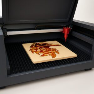 3D Illusion Halloween Crow Head Engraving Laser File,