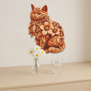 3D Illusion Laser Engraving File Exotic Shorthair Cat,