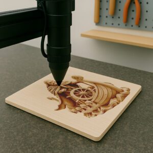 3D Illusion Laser Engraving File, Viking Soldier Navigator,