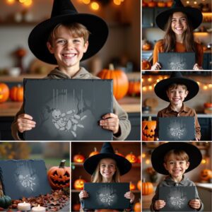 Halloween Laser Engraving Bundle, Spooky Cheese Board Designs,