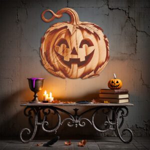Halloween Laser Engraving File, 3D Illusion Pumpkin Head