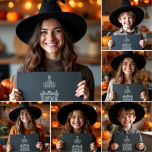 Halloween Laser Engraving File Bundle, Spooky Charcuterie Board,