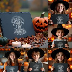 Halloween Laser Engraving File Bundle, Spooky Charcuterie Board,