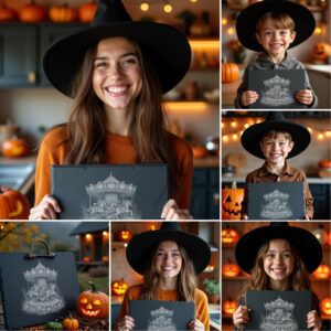 Halloween Laser Engraving File, Spooky Charcuterie Board, Cheese