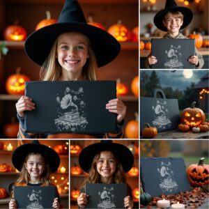 Halloween Laser Engraving File, Spooky Charcuterie Board, Cheese