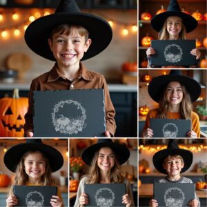 Halloween Laser Engraving File, Spooky Charcuterie Cheese Board