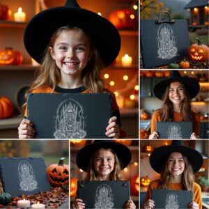 Halloween Laser Engraving File, Spooky Charcuterie Cheese Board