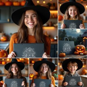 Halloween Laser Engraving File, Spooky Charcuterie Cheese Board