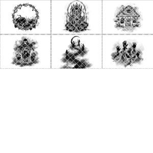 Halloween Laser Engraving File, Spooky Charcuterie Cheese Board