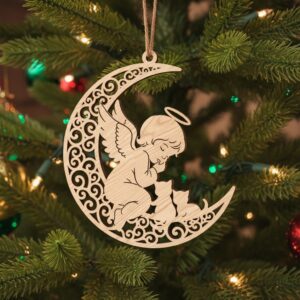 Angel Ornament Bundle, Laser Files for Christmas, Baby