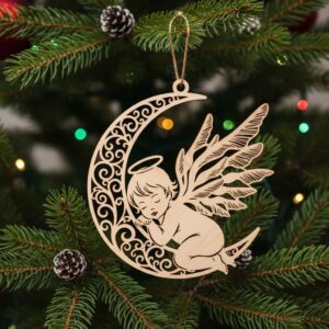Christmas Angel Ornament Bundle, Laser File Set, 6